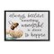 Stupell Industries Always Believe Something Wonderful Floating Frame, design by Susie Boyer